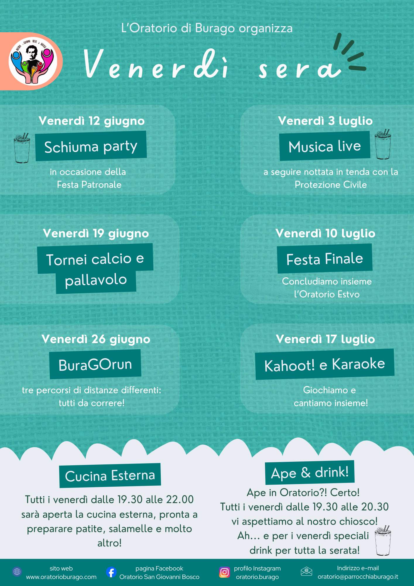 Estate in Oratorio 2026 – Tutti i venerdì
