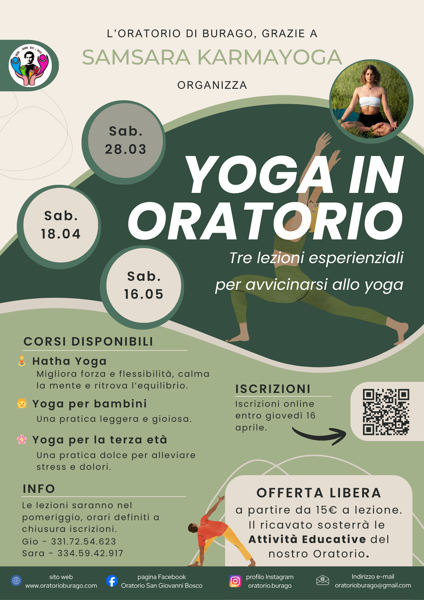 Yoga in Oratorio